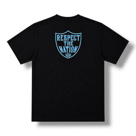 Adult Graphic T-Shirt - Silver & Black