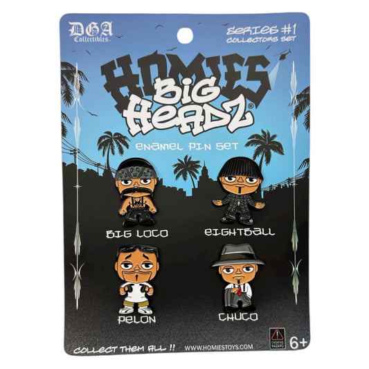Homies Big Headz Pins