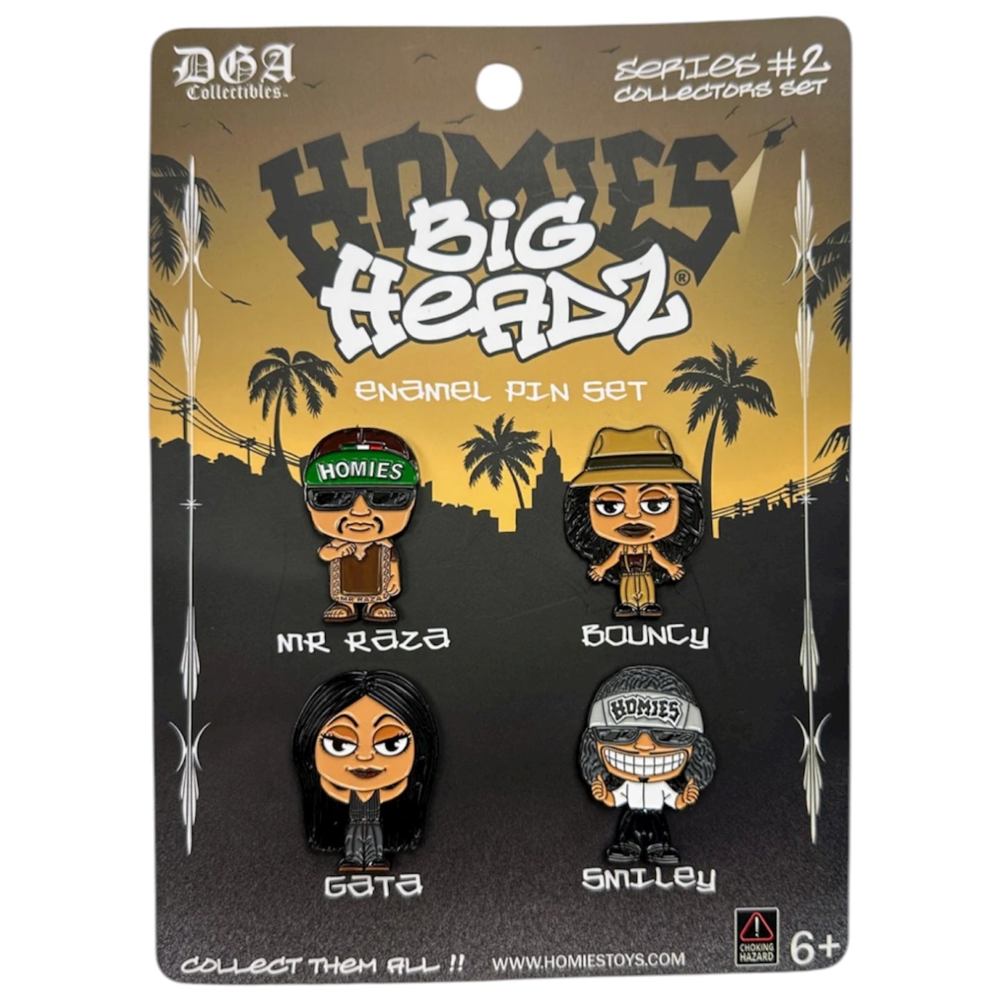 Homies Big Headz Pins