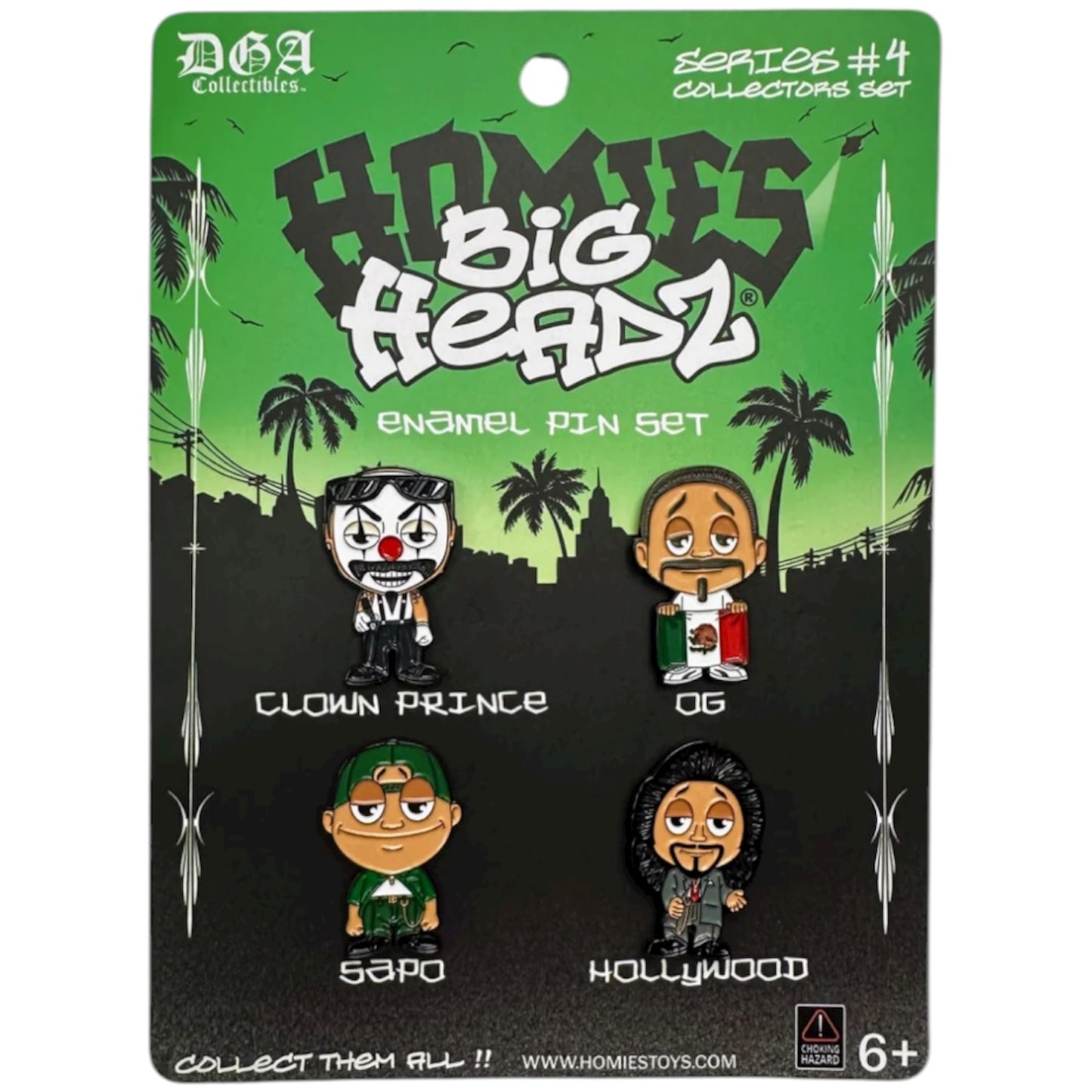 Homies Big Headz Pins