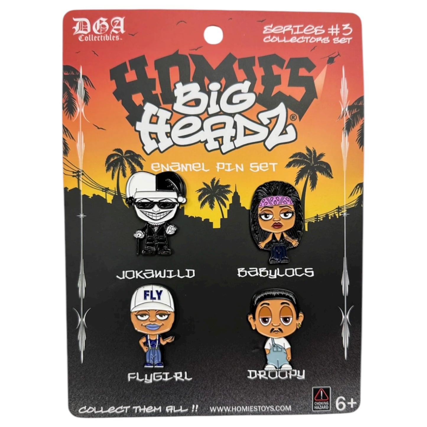 Homies Big Headz Pins