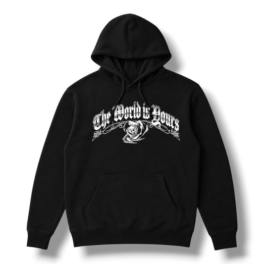 Adult Graphic Hoodie - The World Is Yours