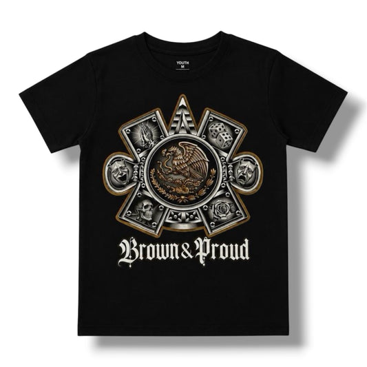 Youth Graphic T-Shirt - Brown And Proud