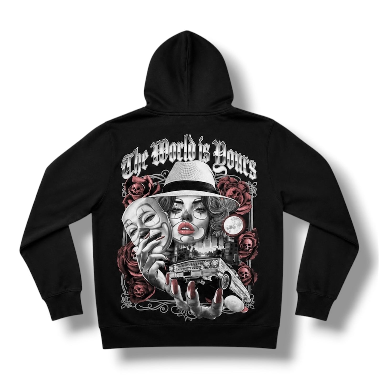 Adult Graphic Hoodie - The World Is Yours