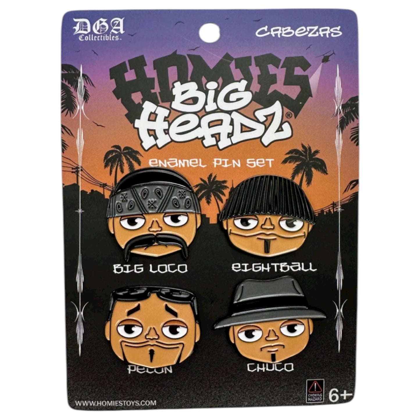 Homies Big Headz Pins