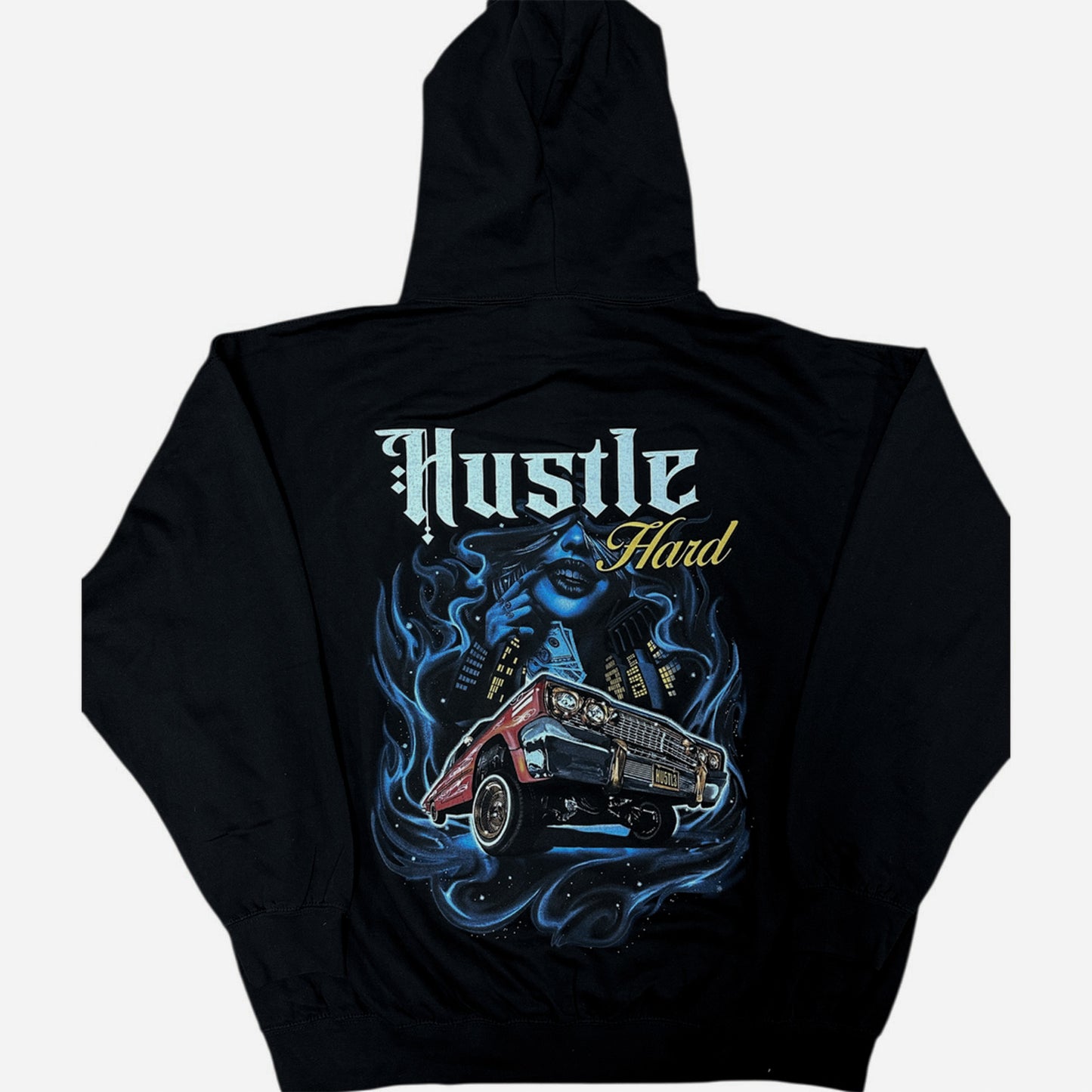 Adult Graphic Hoodie - Hustle Hard
