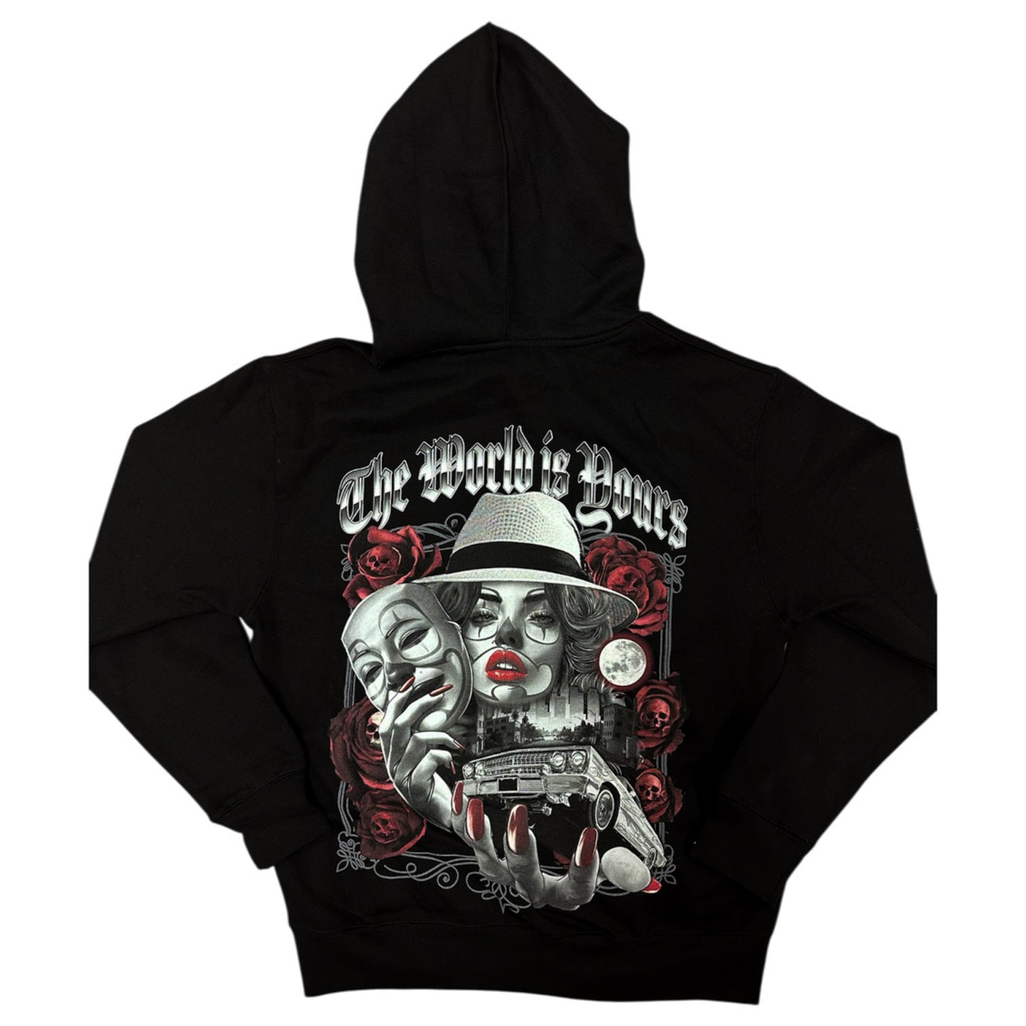 Adult Graphic Hoodie - The World Is Yours