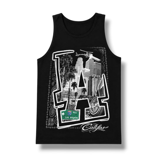 Adult Graphic Tank Top - LA Califas